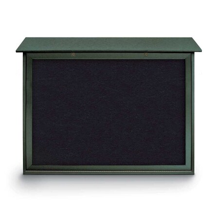 United Visual Products Indoor Enclosed Combo Board, 48"x36", White Frame/White Porcelain & Buff UVCB4836W-WHTPORC-BUFF